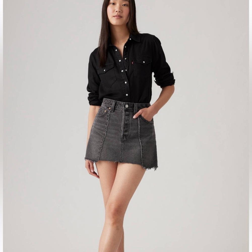 Levi Reconstructed Icon Denim Mini Skirt